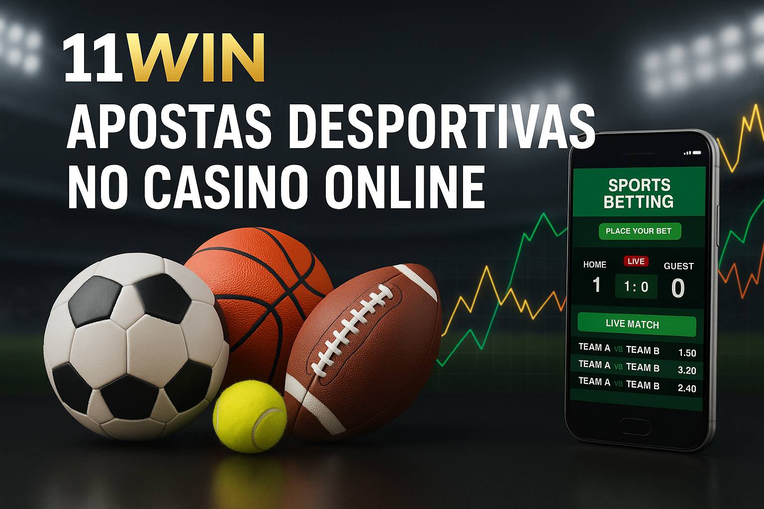 Apostas esportivas no cassino online 11WIN